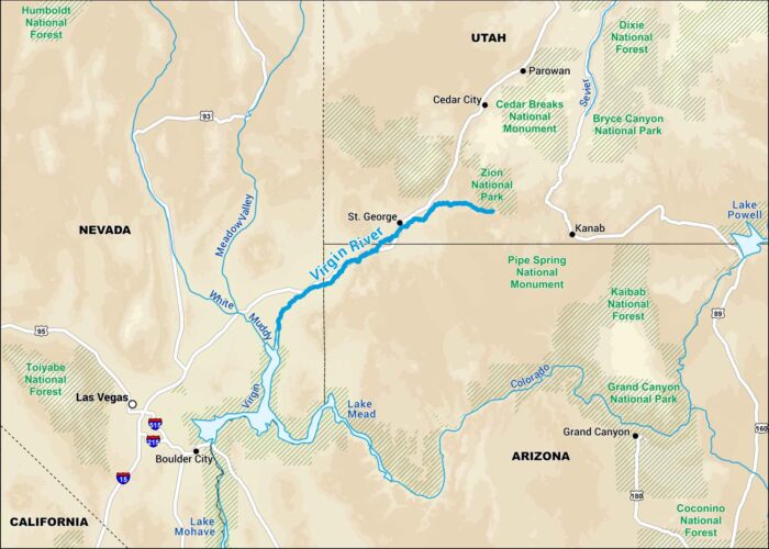 Virgin River Map