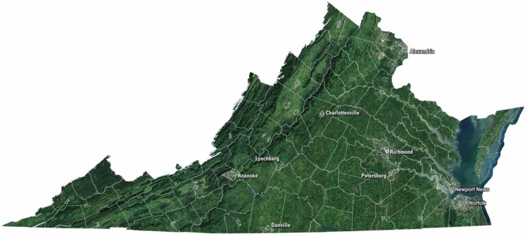 Virginia Zip Code Map - US Maps