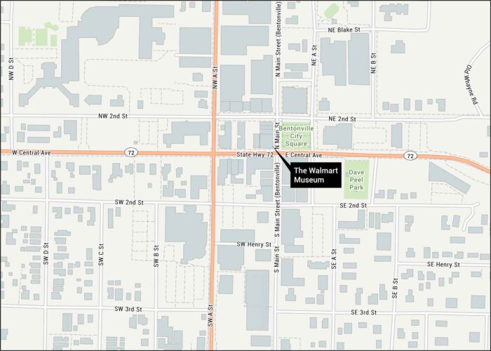 Walmart Museum Map
