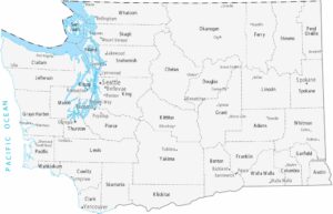 Washington Counties Cities Map