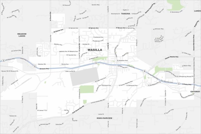 Wasilla Map Alaska