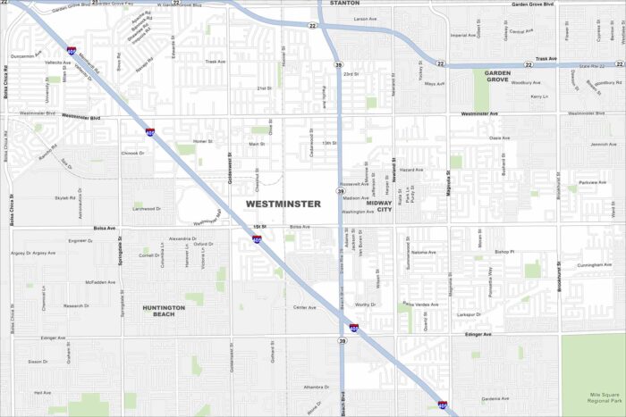 Westminster Map California