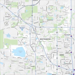 Westminster Map Colorado