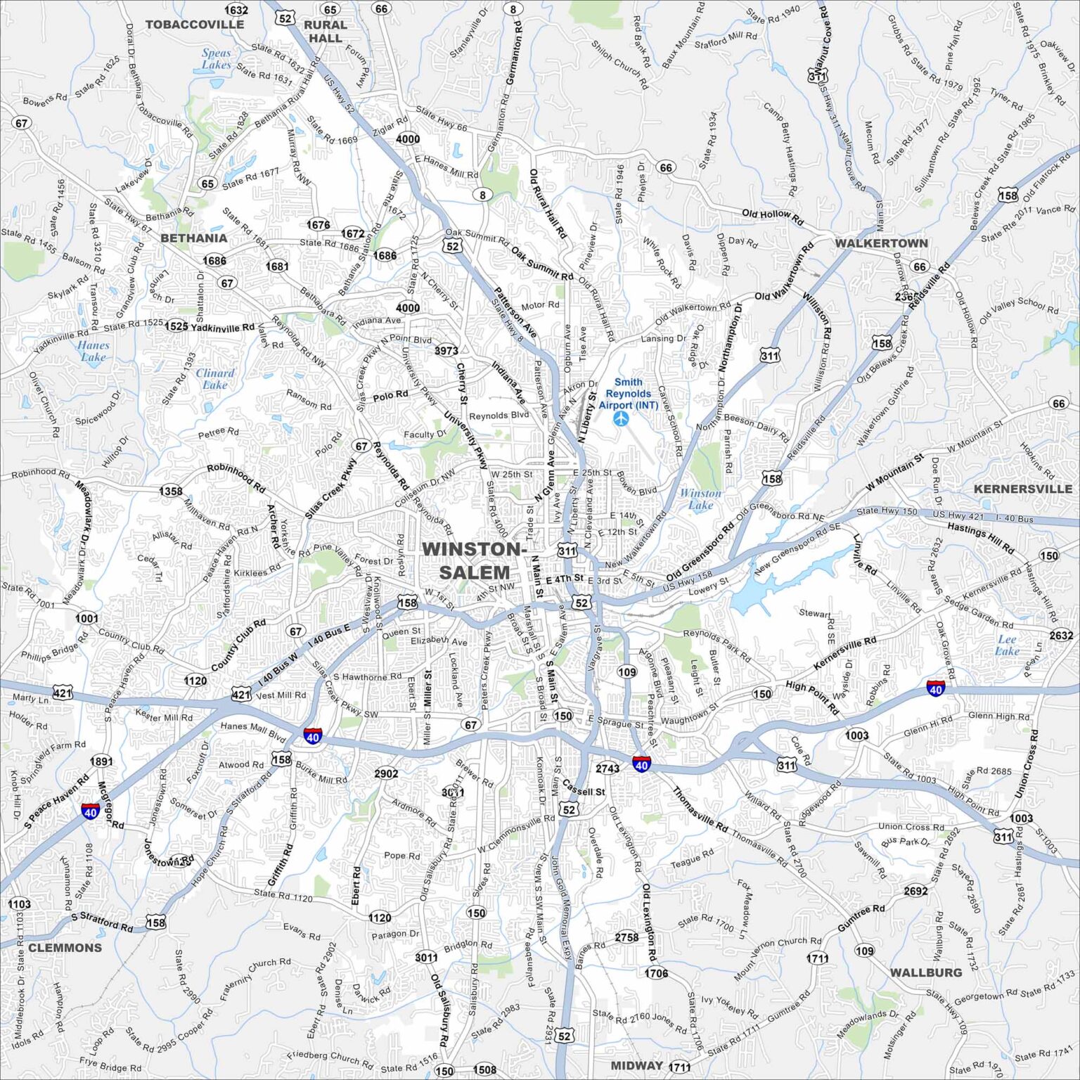 Map of Raleigh, North Carolina - US Maps
