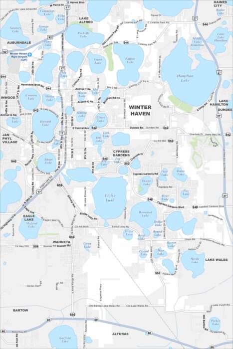 Winter Haven Map Florida