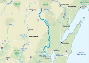 Wolf River Map
