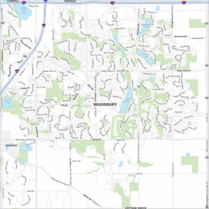 Woodbury Map Minnesota