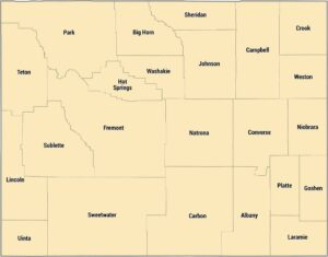 Wyoming County Map