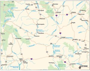 Wyoming Map