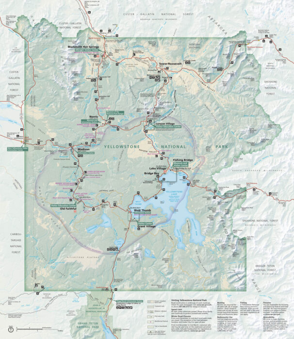 Yellowstone National Park Map