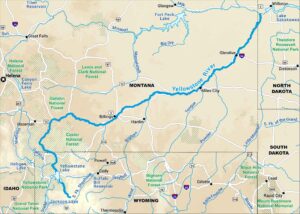 Yellowstone River Map
