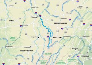 Youghiogheny River Map