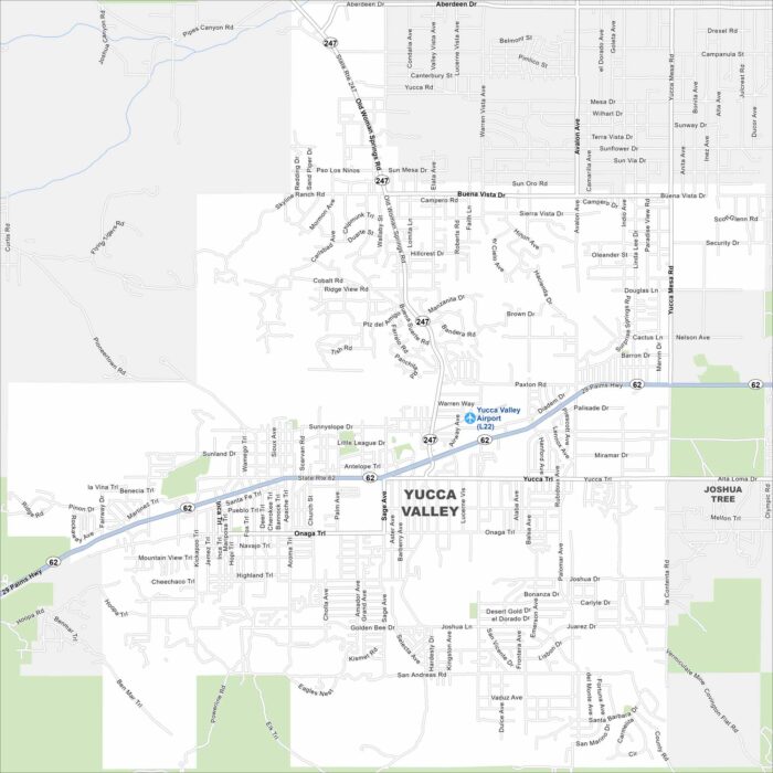 Yucca Valley Map California