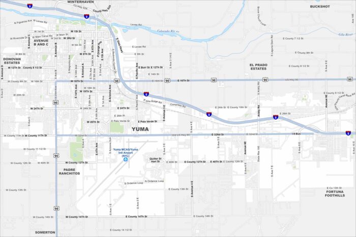 Yuma Map Arizona